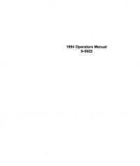 repair manual Case Tractor 1694 Operator’s Manual PDF