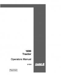 repair manual Case 1690 Tractor PDF Operator’s Manual