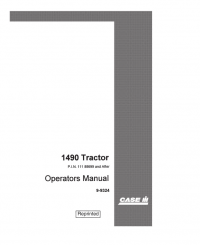 repair manual Case 1490 Tractor PDF Operator’s Manual