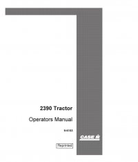 repair manual Case 2390 Tractor PDF Operator’s Manual