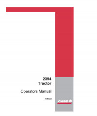 repair manual Case 2394 Tractor PDF Operator’s Manual