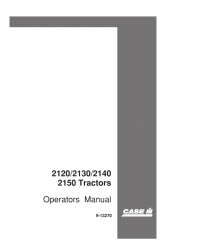 repair manual Case 2120/2130/2140/2150 Tractors PDF Operator’s Manuals
