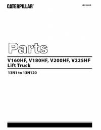 spare parts catalog Cat Lift Trucks V160HF, V180HF, V200HF, V225HF Parts Book PDF