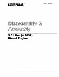 repair manual Cat Diesel Engine 3.3 Liter (4.2032) Disassembly & Assembly Manual PDF