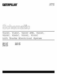 repair manual Cat Lift Trucks V165C, V180C, V200C STR, V200C, V225C, V265C, V300C, V330C Schematic PDF