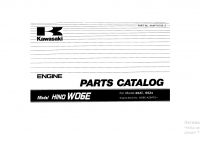spare parts catalog Kawasaki Hino WO6E Engine Parts Catalog PDF