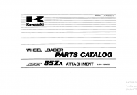 spare parts catalog Kawasaki Wheel Loader AUTHENT 85ZA Parts Catalog PDF
