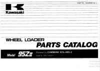 spare parts catalog Kawasaki Wheel Loader 95ZIII Parts Catalog PDF