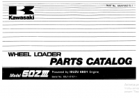 spare parts catalog Kawasaki Wheel Loader 60ZIII Parts Catalog PDF