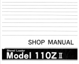 repair manual Kawasaki Wheel Loader 110ZII Shop Manual PDF