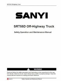 repair manual Sany Off-Highway Truck SRT55D Operation & Maintenance Manual PDF