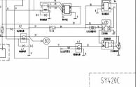 repair manual Sany Crawler Hydraulic Excavator SY420C Electrical Schematics PDF