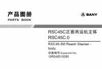 repair manual Sany Container Reach Stacker RSC45C, RSC45C.0 Parts Book PDF