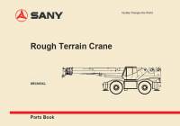 spare parts catalog Sany Rough Terrain Crane SRC600L Parts Book PDF