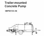 repair manual Sany Trailer-Mounted Concrete Pump HBT6013C-5S Operation & Maintenance Manual PDF