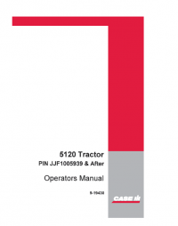 repair manual Case 5120 Tractor Operator’s manuals in PDF
