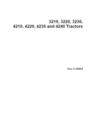 repair manual Case 3210-3230, 4210-4240 Tractors PDF Operator’s Manual