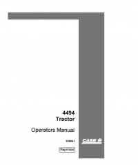 repair manual Case 4494 Tractor PDF Operator’s manual