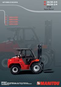 repair manual Manitou Forklifts M 26/30-2/4, M 40/50-2/4 ST3B Repair Manual PDF