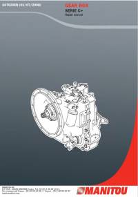 repair manual Manitou Gear Box Series C+ Repair Manual PDF