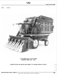spare parts catalog John Deere 9960 Cotton Picker Parts Catalog PDF