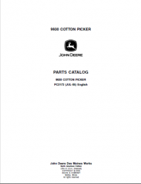 spare parts catalog John Deere 9930 Cotton Picker Parts Catalog PDF