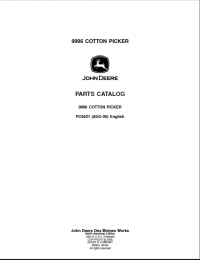 spare parts catalog John Deere 9996 Cotton Picker Parts Catalog PDF