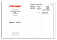 spare parts catalog Manitou Forklifts ARGANO 3 TON (C.C.) Parts Catalog PDF