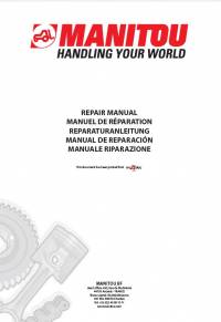 repair manual Manitou Forklifts MR216EN Repair Manual PDF