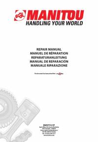 repair manual Manitou Forklifts MR94 Repair Manual PDF