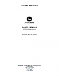spare parts catalog John Deere 320D Skid Steer Loader Parts Catalog PDF