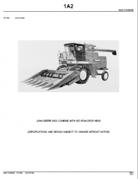 spare parts catalog John Deere 6620 COMBINE WITH 653 ROW-CROP HEAD Parts Catalog PDF