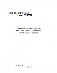 repair manual John Deere 6090 Diesel Engine Component Technical Manual PDF