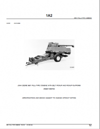 spare parts catalog John Deere 9501 PULL-TYPE COMBINE Parts Catalog PDF
