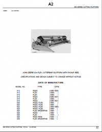 spare parts catalog John Deere 924 FLEX CUTTERBAR PLATFORM WITH PICKUP REEL Parts Catalog