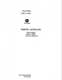 spare parts catalog John Deere TRATORES 6405 E 6605 Parts Catalog PDF