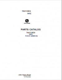 spare parts catalog John Deere TRATORES 5403 Parts Catalog PDF