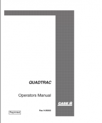 repair manual Case Quadtrac PDF Operator’s Manual