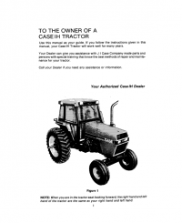 repair manual Case Tractor 104 series PDF Operator Manual