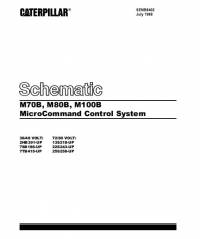 repair manual Cat Lift Trucks M70B, M80B, M100B MicroCommand Control System Schematic Manual PDF