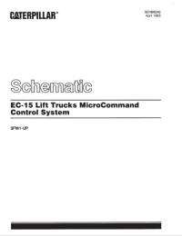 repair manual Cat Lift Truck EC15 MicroCommand Control System Schematic Manual PDF