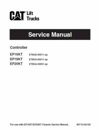 repair manual Cat Lift Trucks EP16KT, EP18KT, EP20KT Controller Service Manual PDF