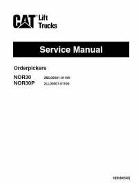 repair manual Cat Orderpickers NOR30, NOR30P Service Manual PDF
