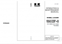 repair manual Kawasaki Wheel Loader 135ZIV-2 Operation and Maintenance Manual PDF