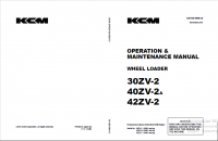 repair manual Kawasaki 30ZV-2, 40ZV-2A, 42ZV-2 Operation and Maintenance Manual PDF