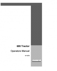 repair manual Case 685 Tractor PDF Operator’s Manual