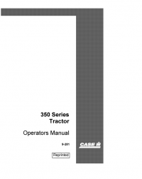 repair manual Case 350 Tractor PDF Operator’s Manual