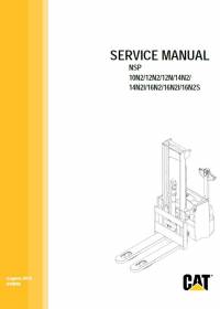 repair manual Cat Lift Trucks NSP 10N2/12N2/12N/14N2/14N2I/16N2/16N2I/16N2S Service Manual PDF