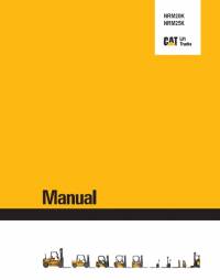 repair manual Cat Multiway Reach Trucks NRM20K, NRM25K PDF Manual