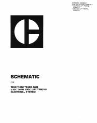 repair manual Cat Lift Trucks T35C-TC60C, V30C-V50C Schematic Manual PDF
